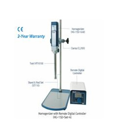 Homogenizer with remote digital controller